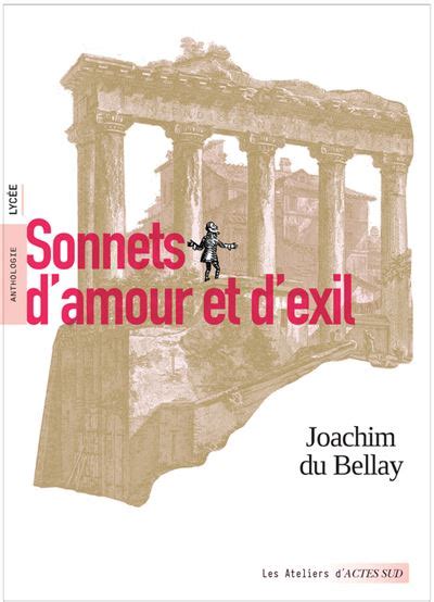 Sonnets d amour et d exil broché Joachim Du Bellay Adèle Payen De