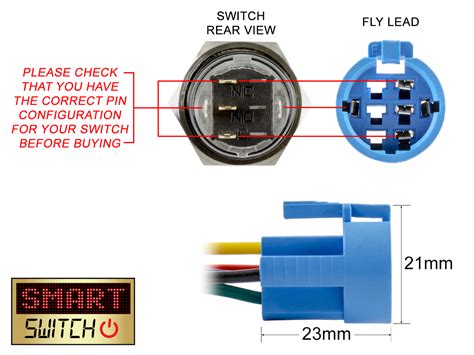 Smartswitch 22mm 12v 24v Black Metal Latching Angel Halo Illuminated Led Switch Ebay