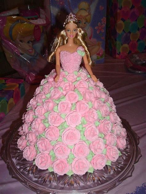 How To Make A Barbie Doll Birthday Cake Doll Birthday Cake Barbie