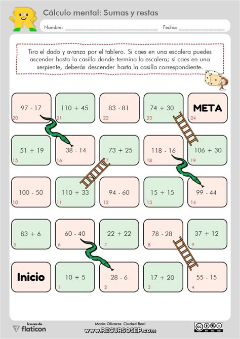 Divertido Juego De Sumas Y Restas Para Los Primeros Días De Clase