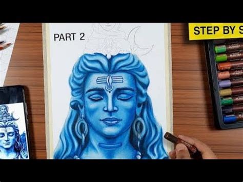 Lord Shiva Drawing Mahashivratri Drawing Oil Pastel Drawing YouTube