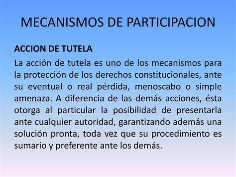 Mecanismos De Participacion Ciudadana Ppt Descarga Gratuita