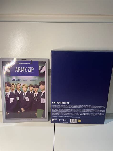 BTS 8th Army Membership Kit Army Zip Office Life Photobook And Outbox