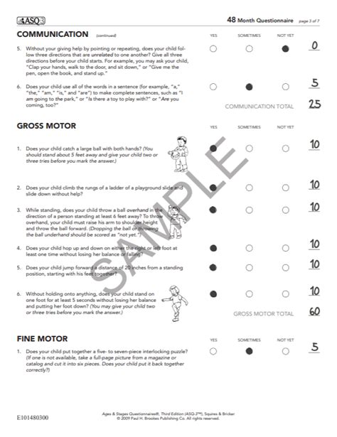 Ages And Stages Questionnaire Third Edition Asq