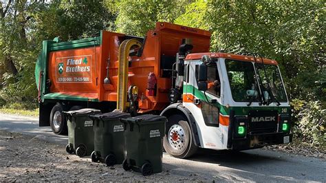 Flood Brothers Mack Lr Mcneilus Zr Garbage Truck On Heavy Trash Heavy