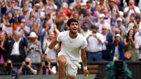 Wimbledon 2024 Ergebnisse Carlos Alcaraz lässt Novak Djokovic im