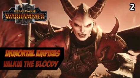 The Dark Elven Hordes Valkia The Bloody Total War Warhammer