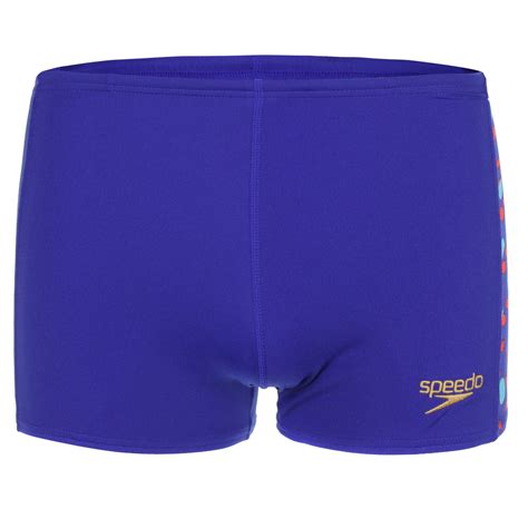 Speedo Mens Fluid Blade Swimming Trunks Lycra Aquashort Swimwear EBay