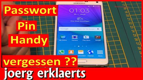 Handy Smartphone Passwort Pin Vergessen Samsung Galaxy Hard Reset