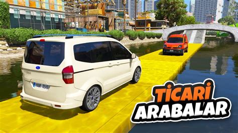 Hafif Ticari Arabalar Su Yolu Parkurunda Yarışıyor GTA 5 YouTube