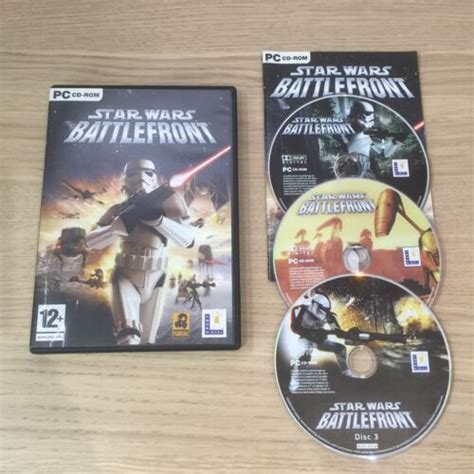 Star Wars Battlefront 2004 PC CD ROM 3 Disc Game EBay