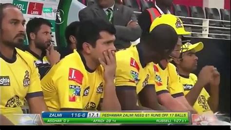 Shahid Afridi Big Sixes Peshawar Zalmi Vs Islamabad United 21