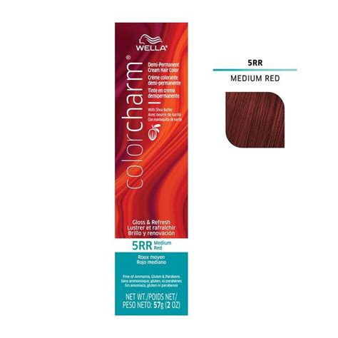 Wella Color Charm 5RR Medium Red Demi-Permanent Hair Colour