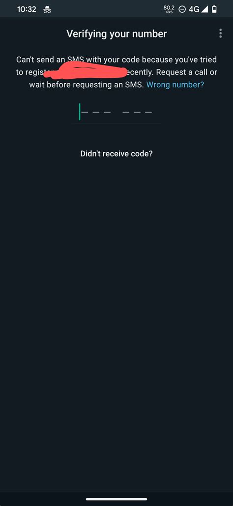 Cant Receive Verification Code Through Call Or Sms R Whatsapp