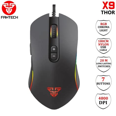 Fantech X Thor Usb Gaming Mouse Price In Bd Techland Bd