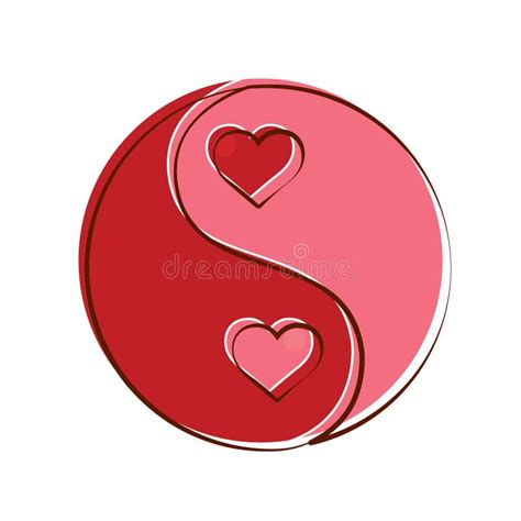 Yin Yang In Pink Stock Illustration Illustration Of Fondness 7718103