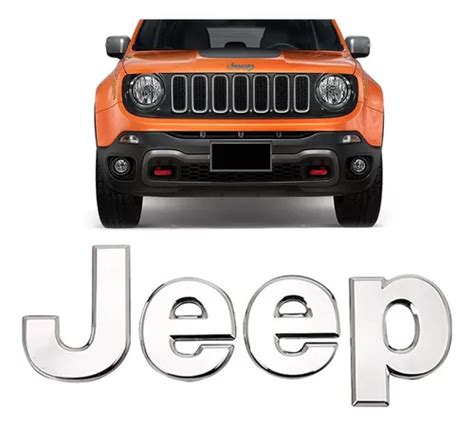 Emblema Letreiro Jeep Capô Renegade 2015 2016 A 2022 Cromado MercadoLivre