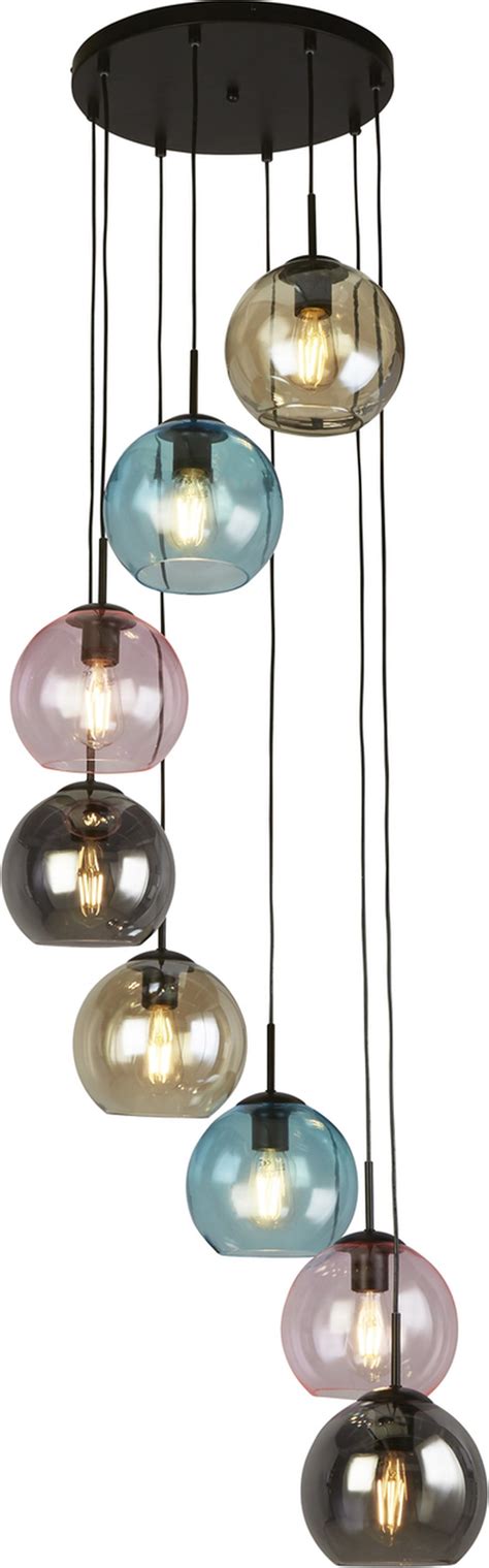 Hanglamp Mardi Gras II Metaal Ø54cm Zwart Bussandri Exclusive