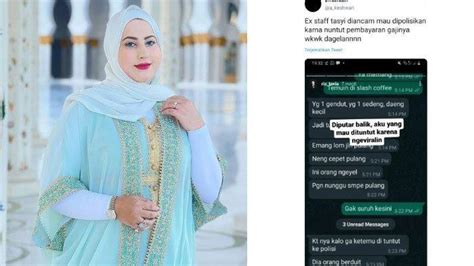 Tasyi Athasyia Trending Di Twitter Viral Dituding Tak Bayar Gaji Mantan Karyawan Ini Sosoknya