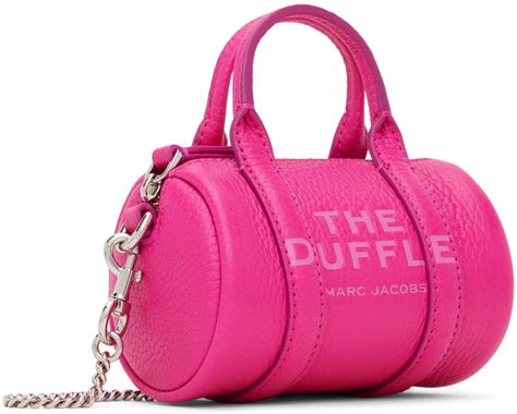 Marc Jacobs Pink The Leather Nano Duffle Crossbody Bag Marc Jacobs