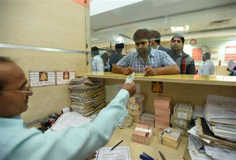 People Working In Bank