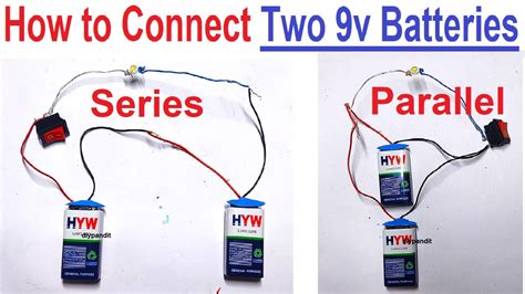 How To Connect Two V Batteries In Series And Parallel Science