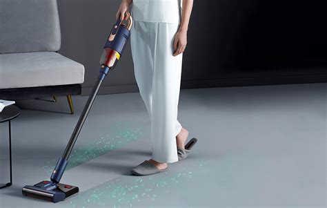 Wireless Cordless Vertical Vacuum Cleaner Deerma VC20 Pro Blue