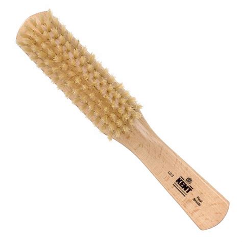 Kent Ladies Narrow White Bristle Hairbrush Lg3 Smallflower