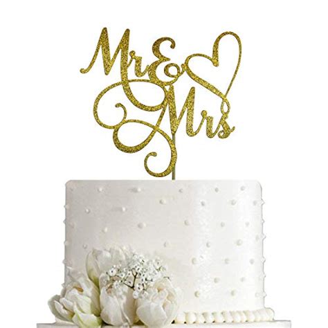 Best Mr And Mrs Cake Toppers For Your Wedding