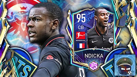 IS HE THE BEST CB 95 NDICKA REVIEW TEAM OF THE SEASON FIFA MOBILE