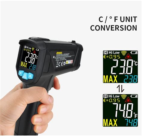 Thermometre Mestek Therye Infrarouge Professionnel Num Rique Ir Lcd