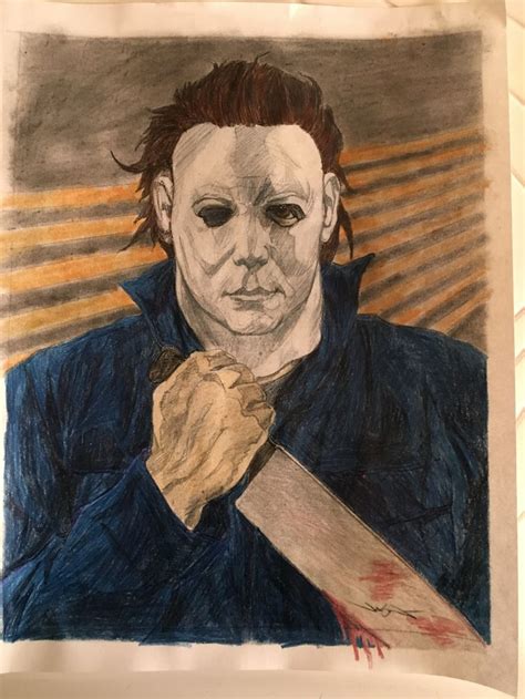 Michael Myers Color Sheet Printable Templates Free