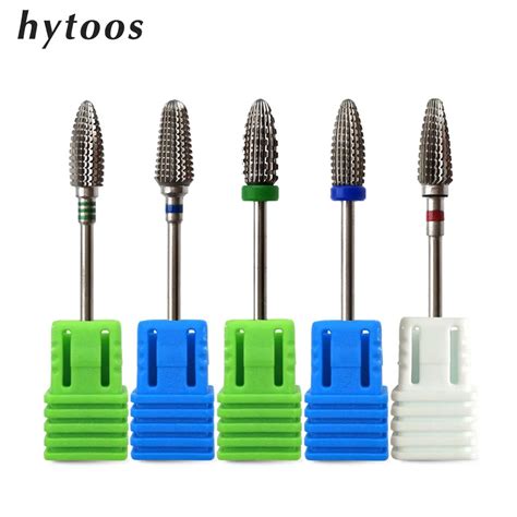 HYTOOS High Quality Nail Drill Bits Rotary Tungsten Carbide Burr