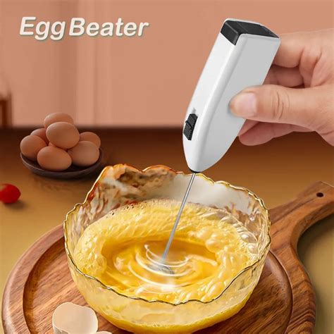 Cozinha mini ovo liquidificador de leite frother elétrico handheld