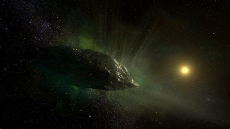 Alien Comet Visitor Has Weird Composition Bbc News