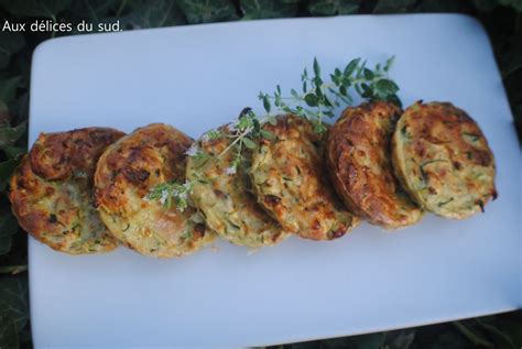 Galettes De Courgette Au Ch Vre Aux D Lices Du Sud