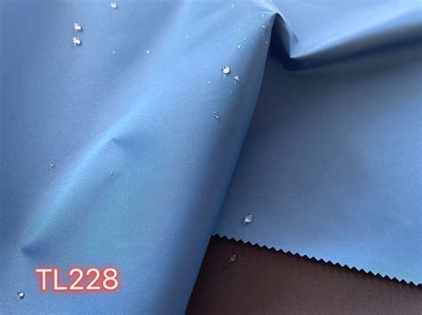 Polyester Taslon 228t Waterproof PU Milky 110GSM Outdoor Fabric China