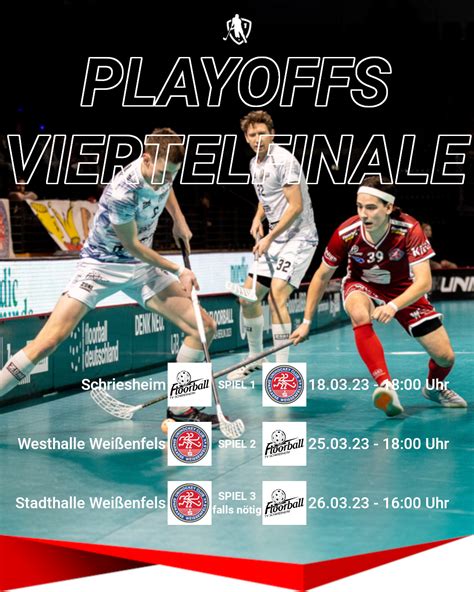 Start Der Playoffs In Schriesheim Uhc Sparkasse Wei Enfels E V