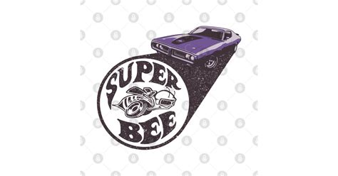 Dodge Super Bee Textured - Dodge Super Bee Textured - Sticker | TeePublic