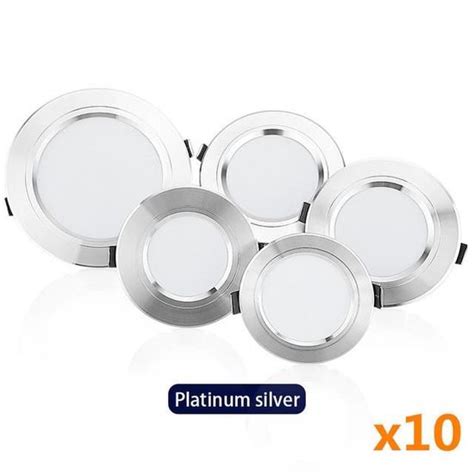 Downlight Silver W Warm White Spot Lumineux Led Pour Le Plafond