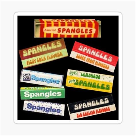 "Spangles Retro Sweets UK" Sticker for Sale by jonathansteward | Redbubble