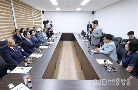 제12대 충남도의회 후반기 의장단 노인회등 도내 주요기관 방문 세종방송