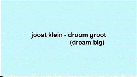 Joost Droom Groot English Dutch Lyrics YouTube