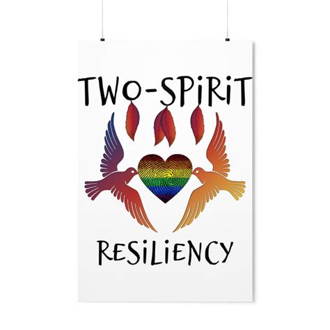 Two-spirit Pride Posters Celebrating Resiliency in - Etsy