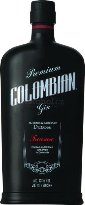 Dictador Colombian Aged Gin Treasure 07l 43 Alkoholcz