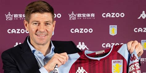 ¡vuelve A La Premier League Steven Gerrard Es Nuevo Dt De Aston Villa