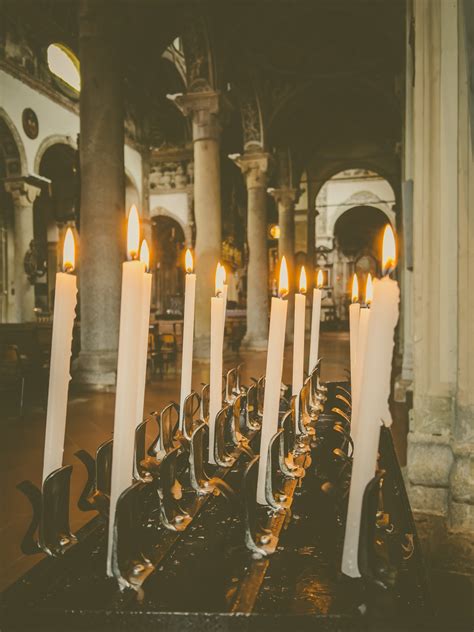 Church Candles Free Stock Photo Public Domain Pictures