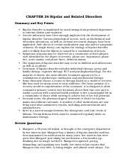 CHAPTER 26 Bipolar And Related Disorders Docx CHAPTER 26 Bipolar And