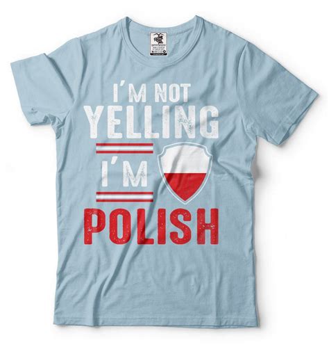 Polish T Shirt T For Polish Funny Poland Patriotic Etsy