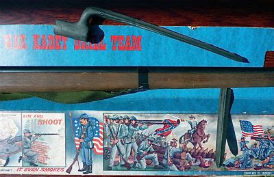 Kadet Civil War centennial toy musket w/box bayonet NM | #139120554